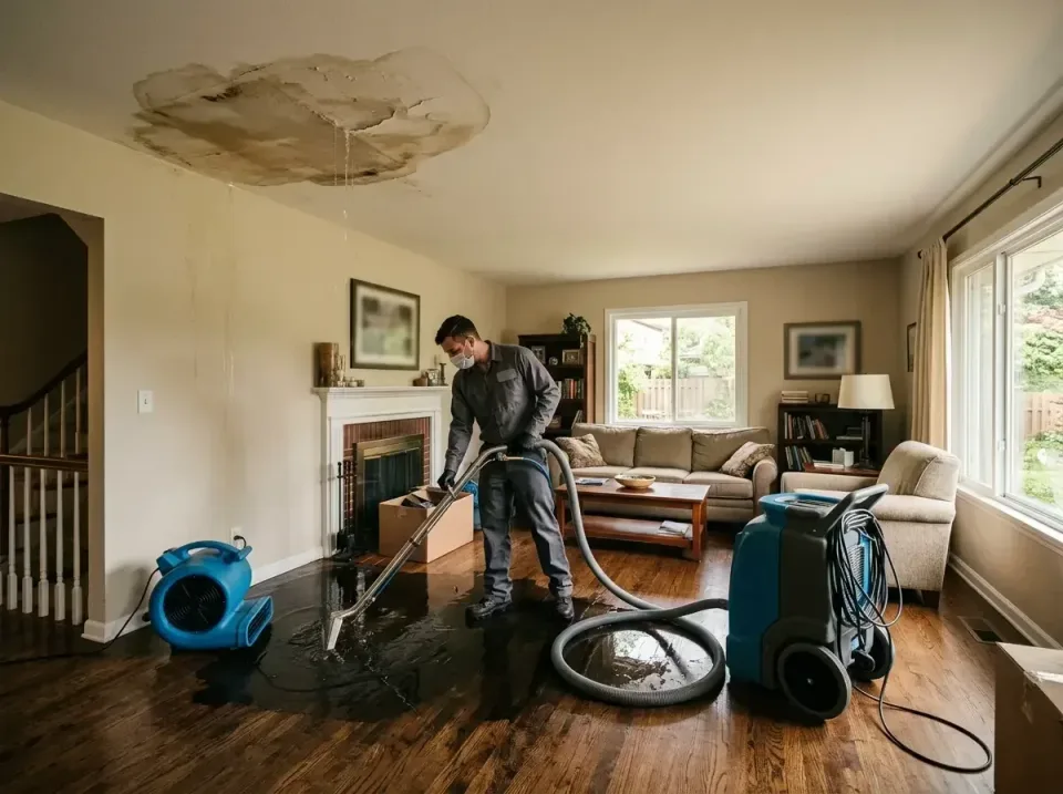 attic-pipe-burst-ceiling-drip-008 — frequently asked questions, Water Damage Restoration & Carpet Care in Chesterland, OH